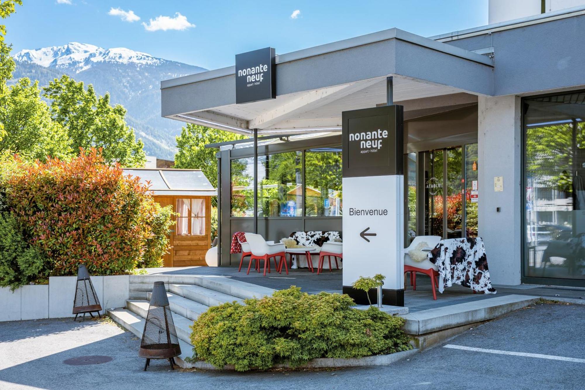 Nonanteneuf Appart Hotel Sierre - Contactless Check-In Εξωτερικό φωτογραφία